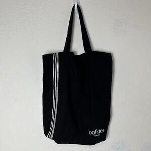 Botkier New York Cotton Bag shoulder shopping bag black and white
